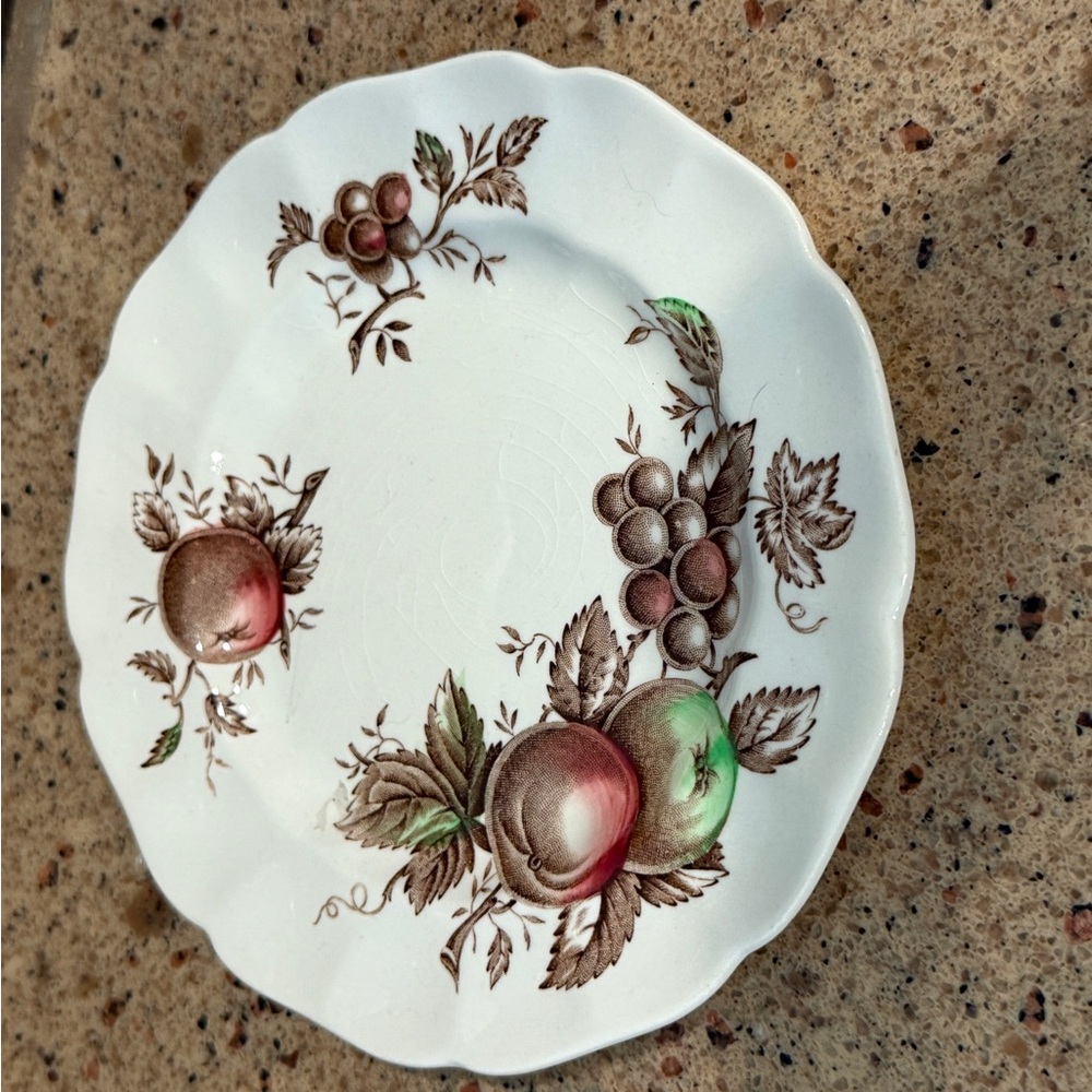 Harvest Time Johnson Bros Ironstone Appetizer Plate